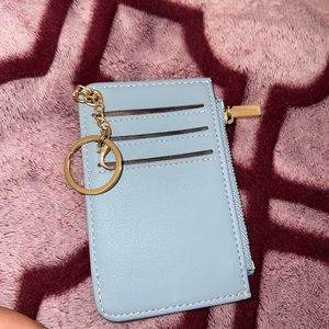 Baby blue carry wallet